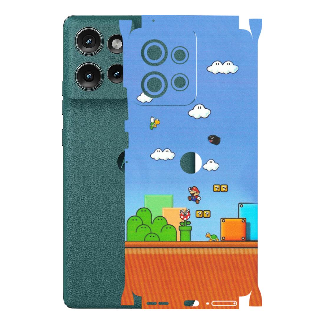 Motorola Phone Skins (All Models) - Mario Game Scene - Matte Finish (M-24) Motorola Edge 50 (5G)