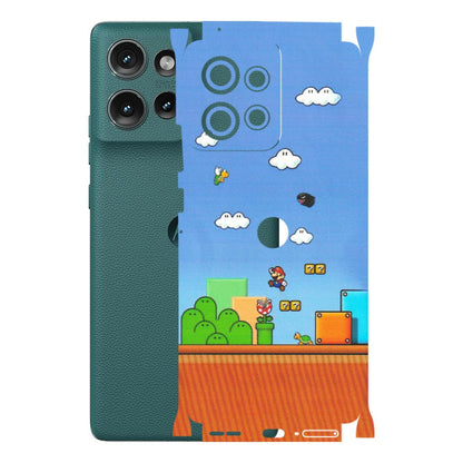 Motorola Phone Skins (All Models) - Mario Game Scene - Matte Finish (M-24) Motorola Edge 50 (5G)
