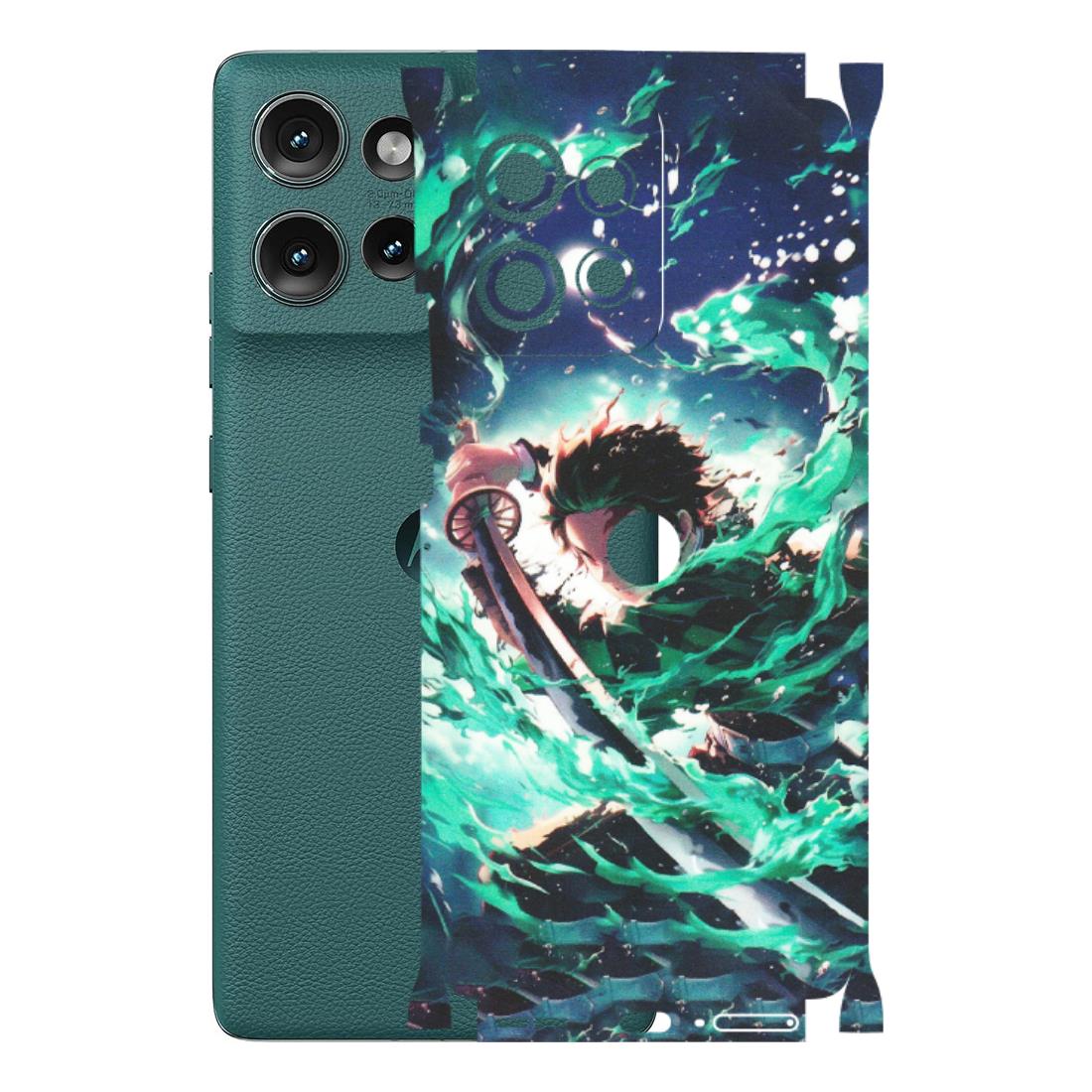 Motorola Phone Skins (All Models) - Sword Fighter Anime - Matte Finish (M-29) Motorola Edge 50 (5G)