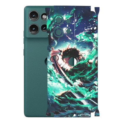 Motorola Phone Skins (All Models) - Sword Fighter Anime - Matte Finish (M-29) Motorola Edge 50 (5G)