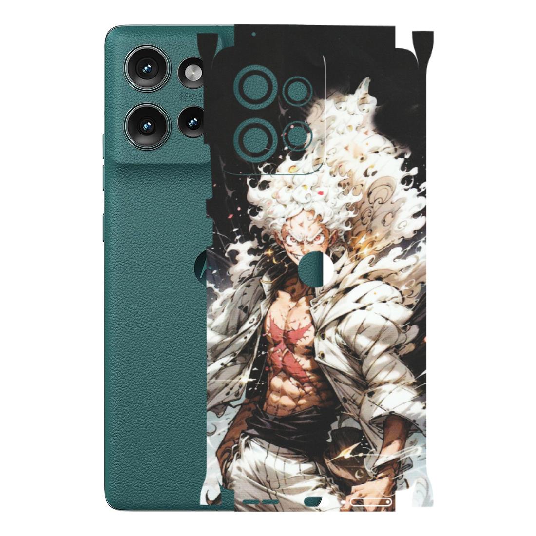 Motorola Phone Skins (All Models) - Anime Angry Classy Character - Matte Finish (M-34) Motorola Edge 50 (5G)
