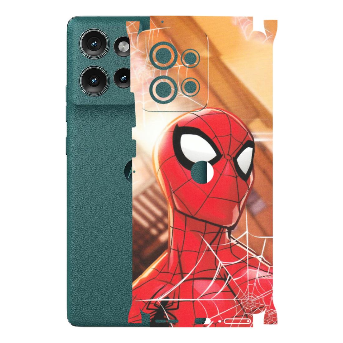Motorola Phone Skins (All Models) - Spiderman Face New - Matte Finish (M-41) Motorola Edge 50 (5G)