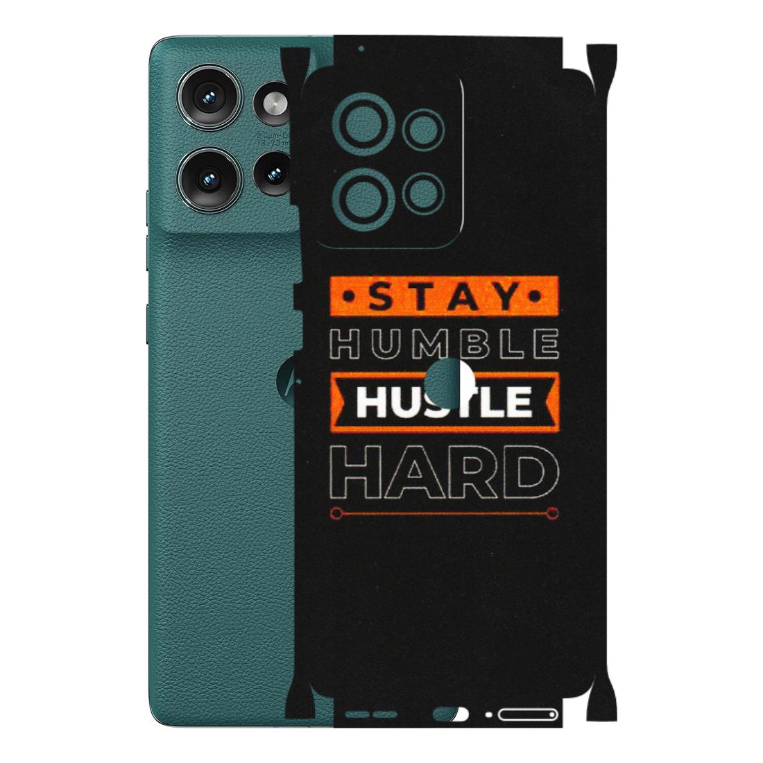 Motorola Phone Skins (All Models) - Stay Humble Stay Hard - Matte Finish (M-48) Motorola Edge 50 (5G)