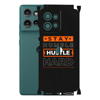 Motorola Phone Skins (All Models) - Stay Humble Stay Hard - Matte Finish (M-48) Motorola Edge 50 (5G)