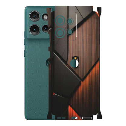 Motorola Phone Skins (All Models) - Lambo Beauty Wood Pattern Sober - Matte Finish (M-51) Motorola Edge 50 (5G)