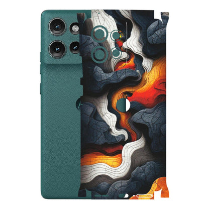 Motorola Phone Skins (All Models) - Abstract Volcanic Layers - Matte Finish (M-52) Motorola Edge 50 (5G)