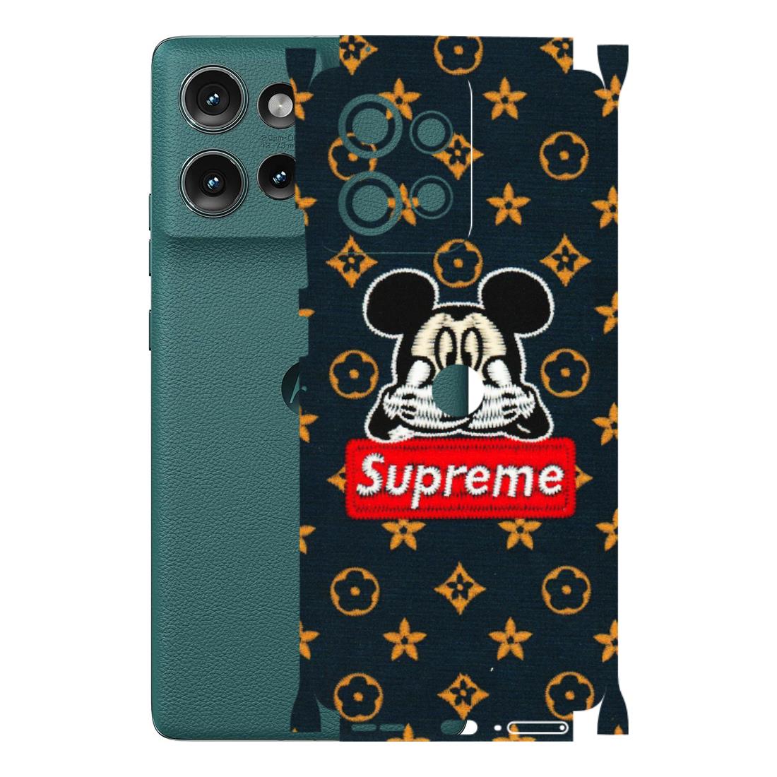 Motorola Phone Skins (All Models) - Mickey Supreme - Matte Finish (M-83) Motorola Edge 50 (5G)