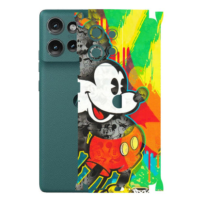 Motorola Phone Skins (All Models) - Multiple Mickey With Colourful Texture - Matte Finish (M-84) Motorola Edge 50 (5G)