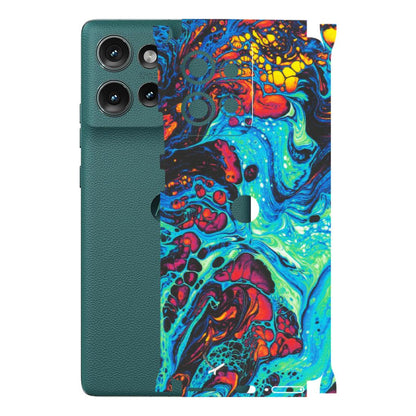 Motorola Phone Skins (All Models) - Majestic Galactic Marbel - Matte Finish (M-85) Motorola Edge 50 (5G)