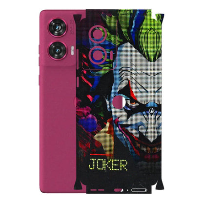 Motorola Phone Skins (All Models) - Joker Dot Matrix - 3D Embossed Finish (L-08) Motorola Edge 50 Fusion (5G)