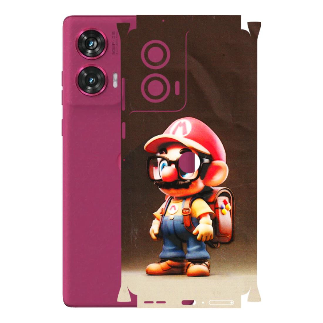 Motorola Phone Skins (All Models) - Little Mario - 3D Embossed Finish (L-119) Motorola Edge 50 Fusion (5G)