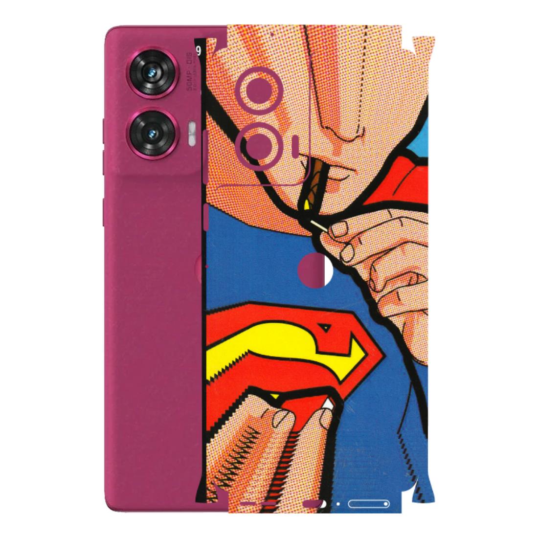 Motorola Phone Skins (All Models) - Superman Sutta - 3D Embossed Finish (L-130) Motorola Edge 50 Fusion (5G)