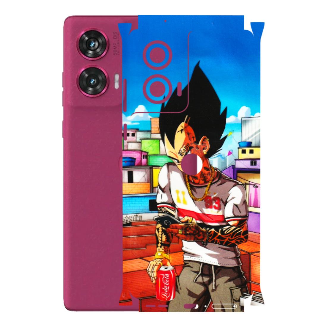 Motorola Phone Skins (All Models) - Vegeta - 3D Embossed Finish (L-136) Motorola Edge 50 Fusion (5G)