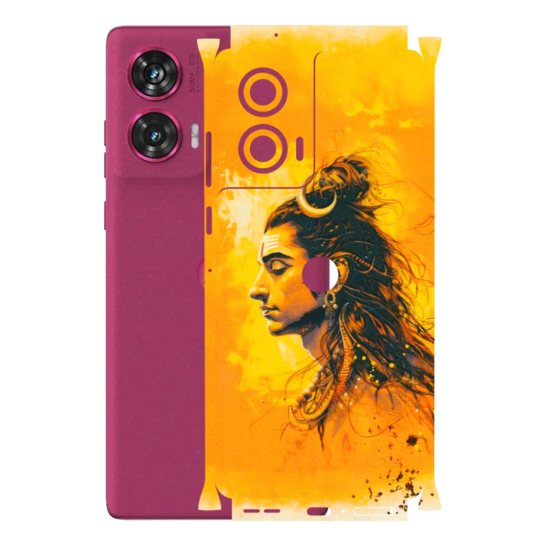 Motorola Phone Skins (All Models) - Shiv Shakti - 3D Embossed Finish (L-14) Motorola Edge 50 Fusion (5G)