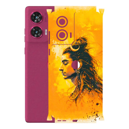 Motorola Phone Skins (All Models) - Shiv Shakti - 3D Embossed Finish (L-14) Motorola Edge 50 Fusion (5G)