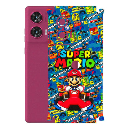 Motorola Phone Skins (All Models) - Super Mario Kart - 3D Embossed Finish (L-140) Motorola Edge 50 Fusion (5G)