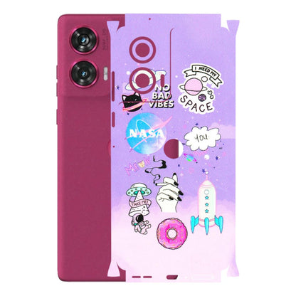 Motorola Phone Skins (All Models) - I Need My Nasa Skin - 3D Embossed Finish (L-149) Motorola Edge 50 Fusion (5G)