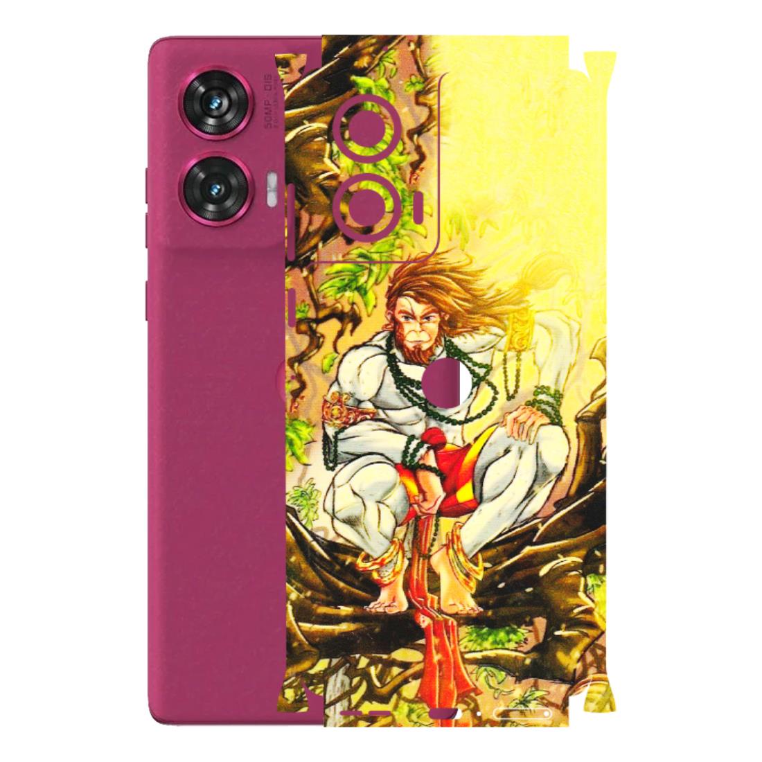 Motorola Phone Skins (All Models) - Lord Hanuman - 3D Embossed Finish (L-152) Motorola Edge 50 Fusion (5G)