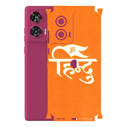 Motorola Phone Skins (All Models) - Hindu Kesari - 3D Embossed Finish (L-154) Motorola Edge 50 Fusion (5G)