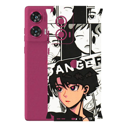 Motorola Phone Skins (All Models) - Danger Anime - 3D Embossed Finish (L-155) Motorola Edge 50 Fusion (5G)
