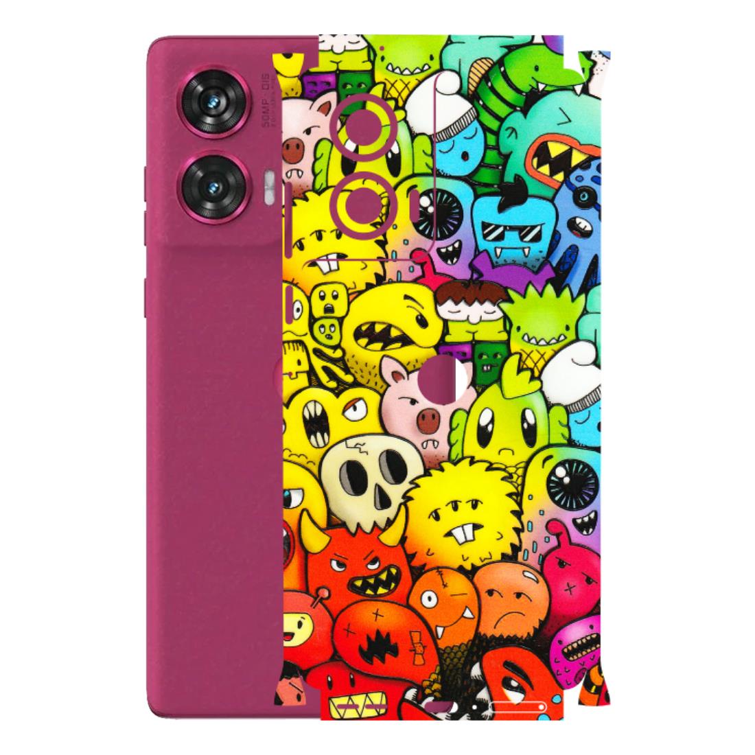 Motorola Phone Skins (All Models) - Angry Funkies - 3D Embossed Finish (L-169) Motorola Edge 50 Fusion (5G)