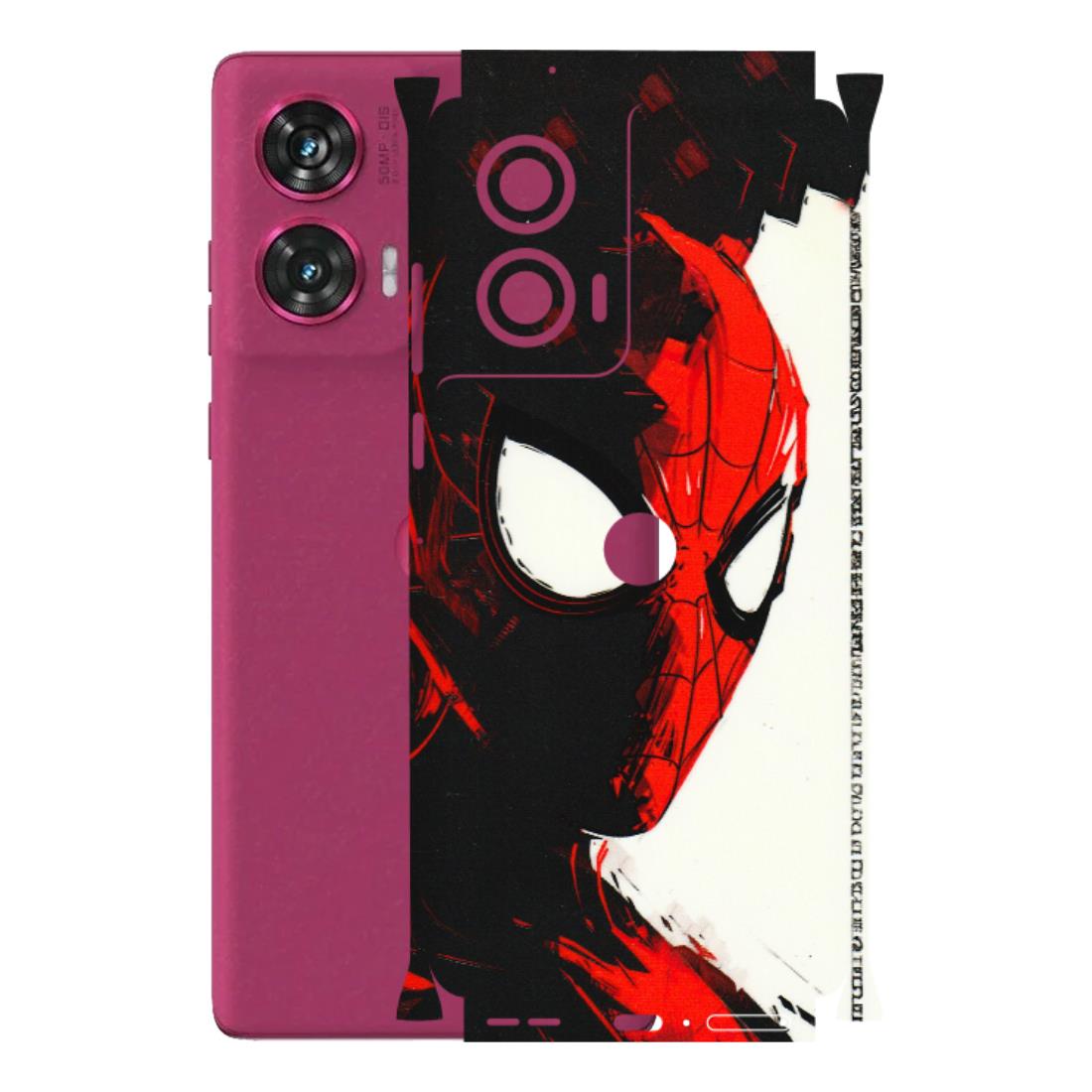 Motorola Phone Skins (All Models) - Spiderman Killer Face - 3D Embossed Finish (L-17) Motorola Edge 50 Fusion (5G)