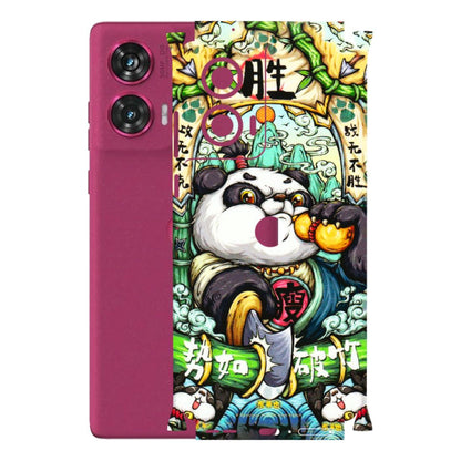 Motorola Phone Skins (All Models) - Royal Rich Panda - 3D Embossed Finish (L-170) Motorola Edge 50 Fusion (5G)
