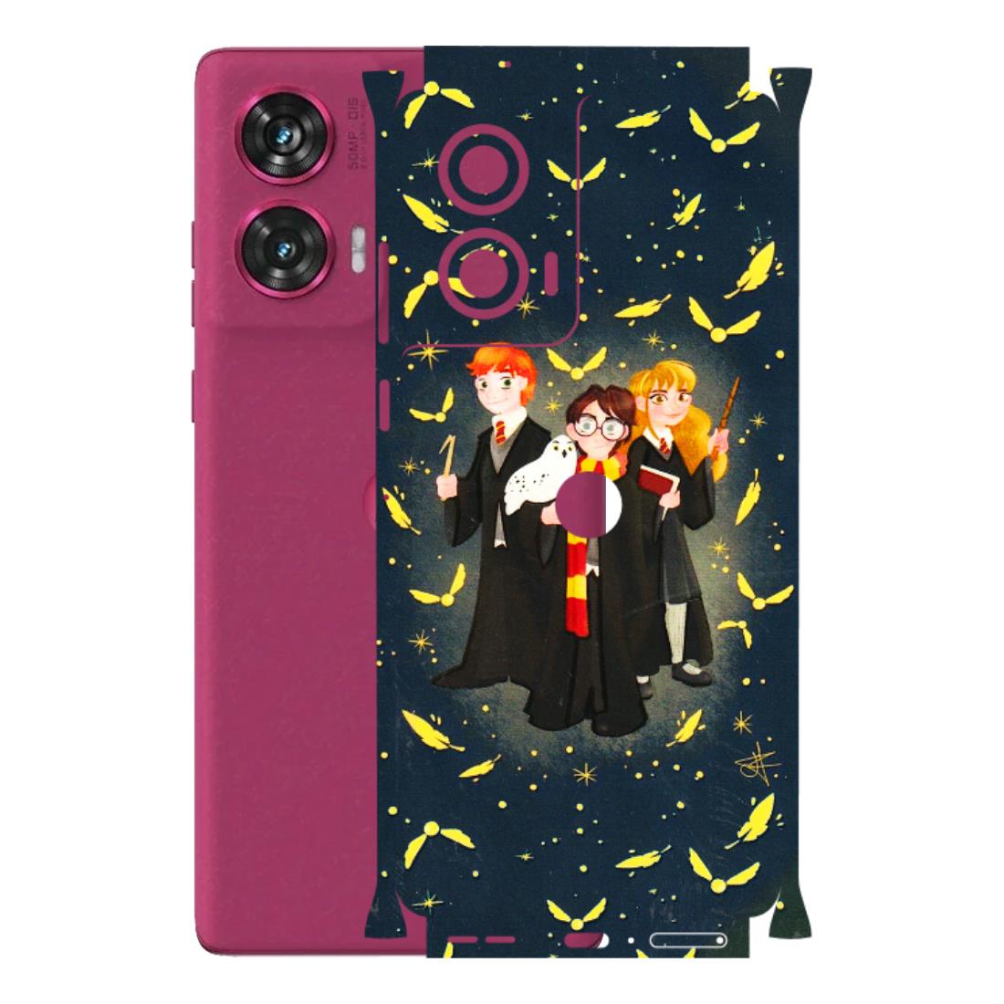 Motorola Phone Skins (All Models) - Harry Potter - 3D Embossed Finish (L-183) Motorola Edge 50 Fusion (5G)