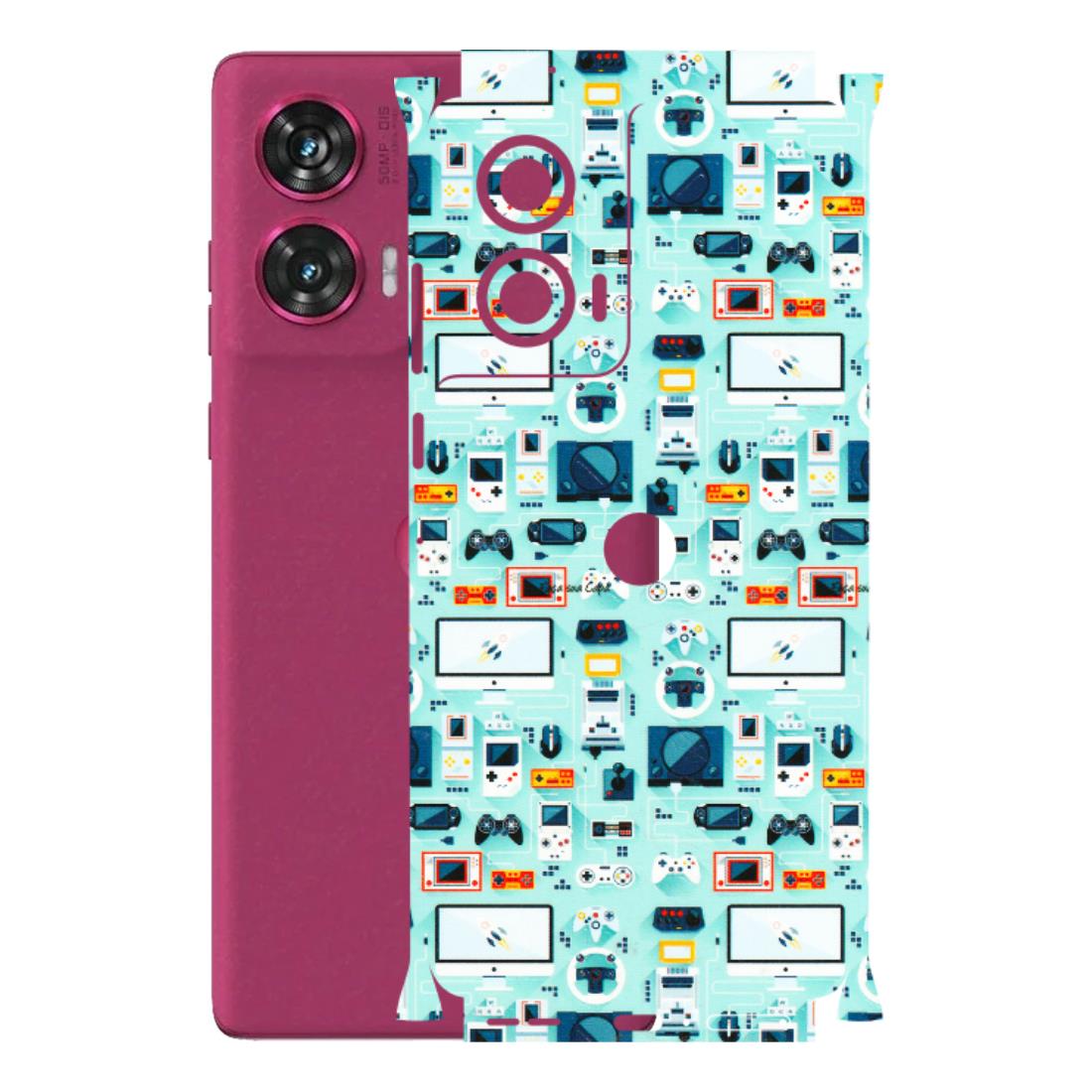 Motorola Phone Skins (All Models) - Gadgets Doodle - 3D Embossed Finish (L-184) Motorola Edge 50 Fusion (5G)