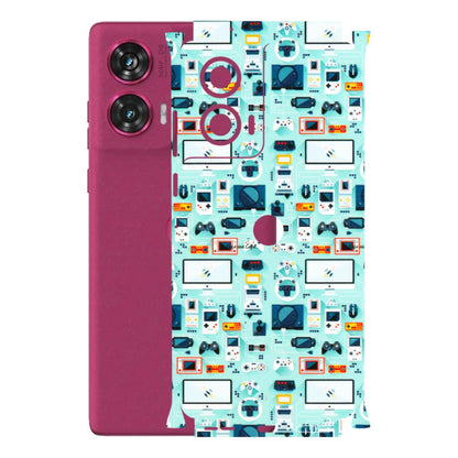 Motorola Phone Skins (All Models) - Gadgets Doodle - 3D Embossed Finish (L-184) Motorola Edge 50 Fusion (5G)
