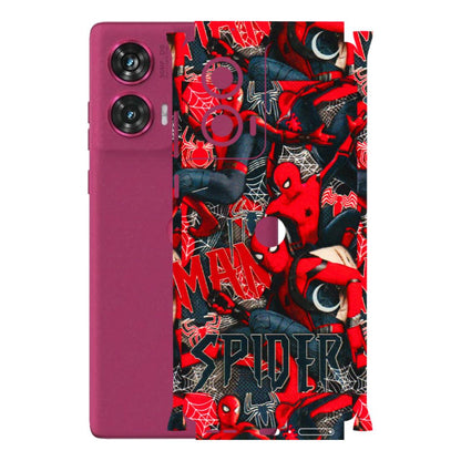 Motorola Phone Skins (All Models) - SpiderMan Cool - 3D Embossed Finish (L-188) Motorola Edge 50 Fusion (5G)