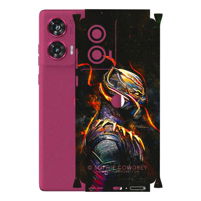 Motorola Phone Skins (All Models) - Black Panther - 3D Embossed Finish (L-190) Motorola Edge 50 Fusion (5G)