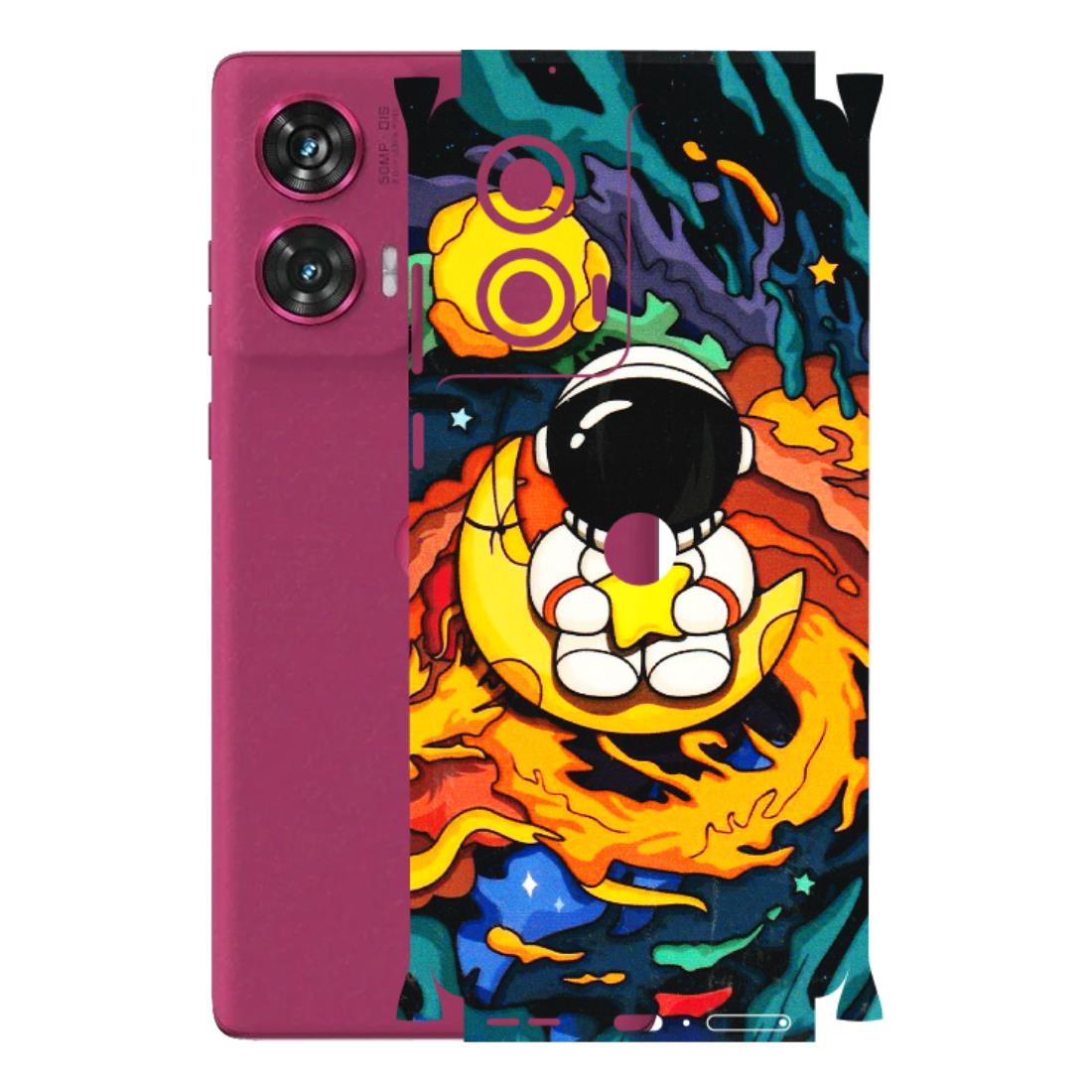 Motorola Phone Skins (All Models) - Baby Astronaut - 3D Embossed Finish (L-197) Motorola Edge 50 Fusion (5G)