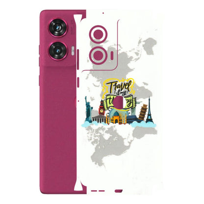 Motorola Phone Skins (All Models) - Travel Therapy - 3D Embossed Finish (L-199) Motorola Edge 50 Fusion (5G)