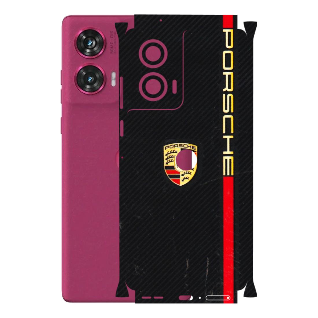 Motorola Phone Skins (All Models) - Premium Porsche - 3D Embossed Finish (L-225) Motorola Edge 50 Fusion (5G)