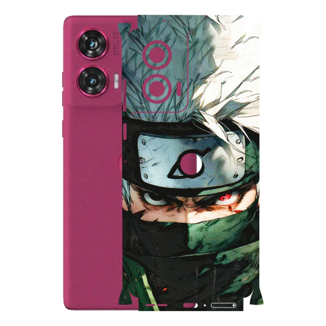 Motorola Phone Skins (All Models) - Kakashi Red Eye Focus - 3D Embossed Finish (L-227) Motorola Edge 50 Fusion (5G)