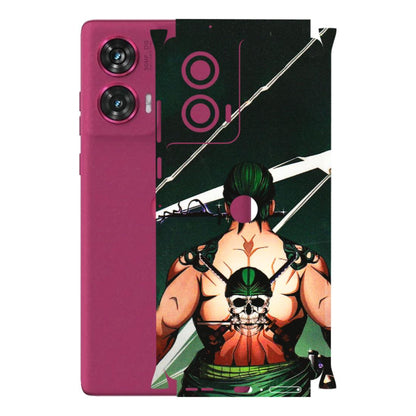 Motorola Phone Skins (All Models) - Zoro Anime - 3D Embossed Finish (L-23) Motorola Edge 50 Fusion (5G)