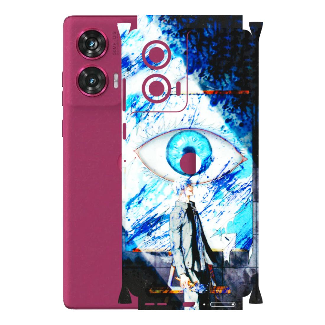 Motorola Phone Skins (All Models) - Gojo Satoru evil eye - 3D Embossed Finish (L-239) Motorola Edge 50 Fusion (5G)
