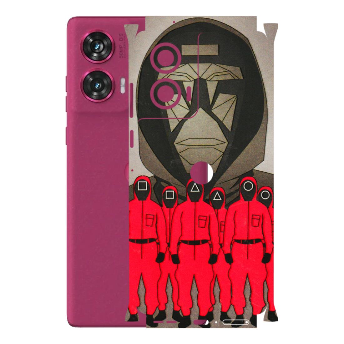 Motorola Phone Skins (All Models) - Squid Game Hero - 3D Embossed Finish (L-245) Motorola Edge 50 Fusion (5G)