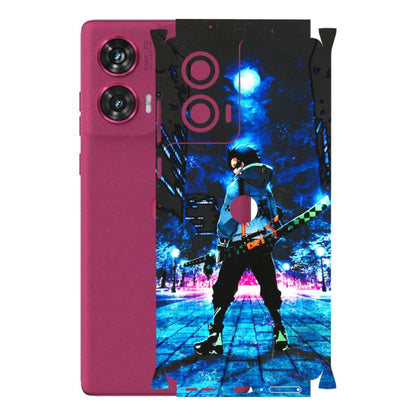 Motorola Phone Skins (All Models) - Demon Slayer Sword - 3D Embossed Finish (L-247) Motorola Edge 50 Fusion (5G)