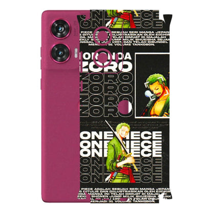 Motorola Phone Skins (All Models) - One Piece Zoro - 3D Embossed Finish (L-250) Motorola Edge 50 Fusion (5G)