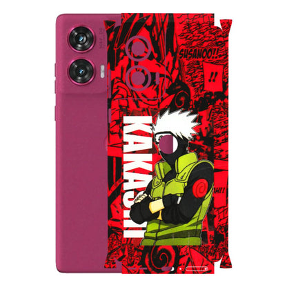 Motorola Phone Skins (All Models) - Kakashi Red Anime - 3D Embossed Finish (L-251) Motorola Edge 50 Fusion (5G)