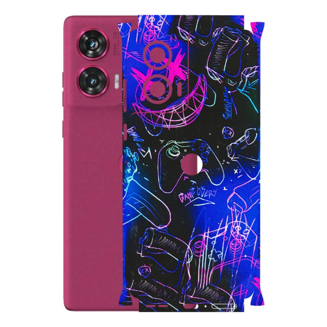 Motorola Phone Skins (All Models) - Gamers Paradise - 3D Embossed Finish (L-258) Motorola Edge 50 Fusion (5G)