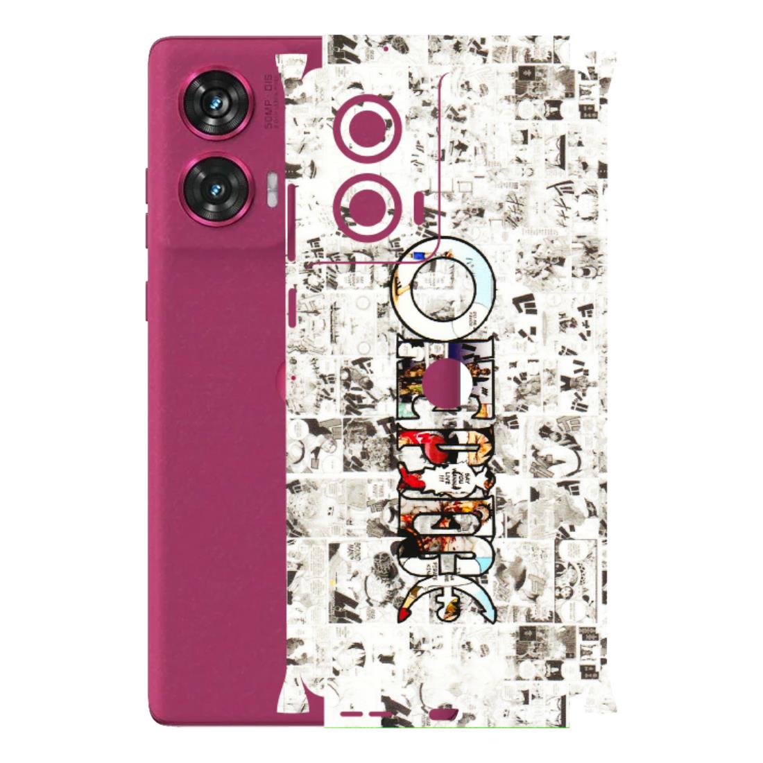 Motorola Phone Skins (All Models) - One Piece Manga - 3D Embossed Finish (L-26) Motorola Edge 50 Fusion (5G)