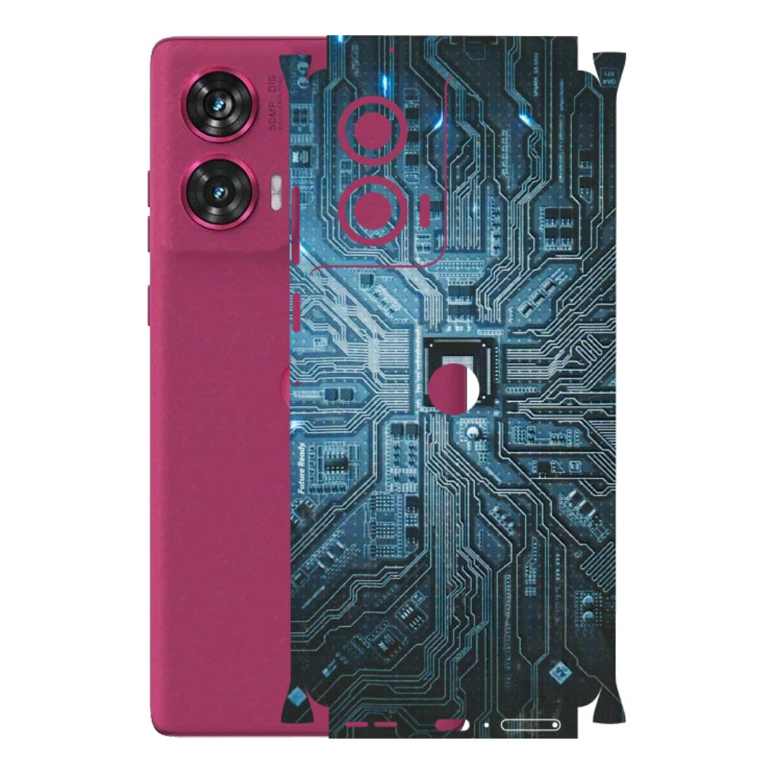 Motorola Phone Skins (All Models) - Original Circuit - 3D Embossed Finish (L-267) Motorola Edge 50 Fusion (5G)