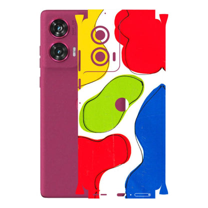 Motorola Phone Skins (All Models) - RGB Colour Paint - 3D Embossed Finish (L-284) Motorola Edge 50 Fusion (5G)