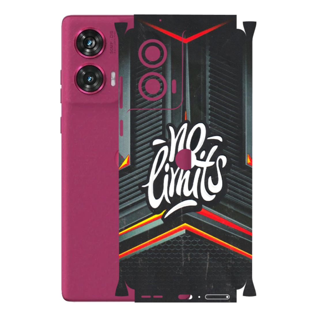 Motorola Phone Skins (All Models) - No Limits - 3D Embossed Finish (L-286) Motorola Edge 50 Fusion (5G)