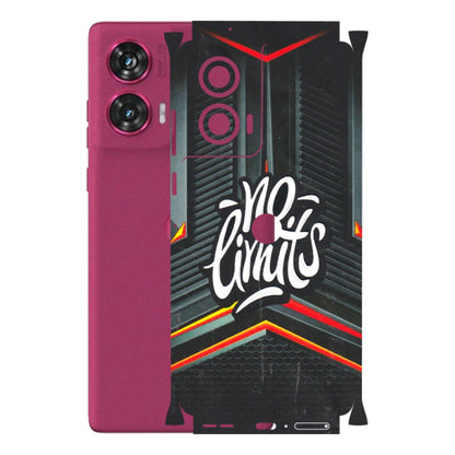 Motorola Phone Skins (All Models) - No Limits - 3D Embossed Finish (L-286) Motorola Edge 50 Fusion (5G)