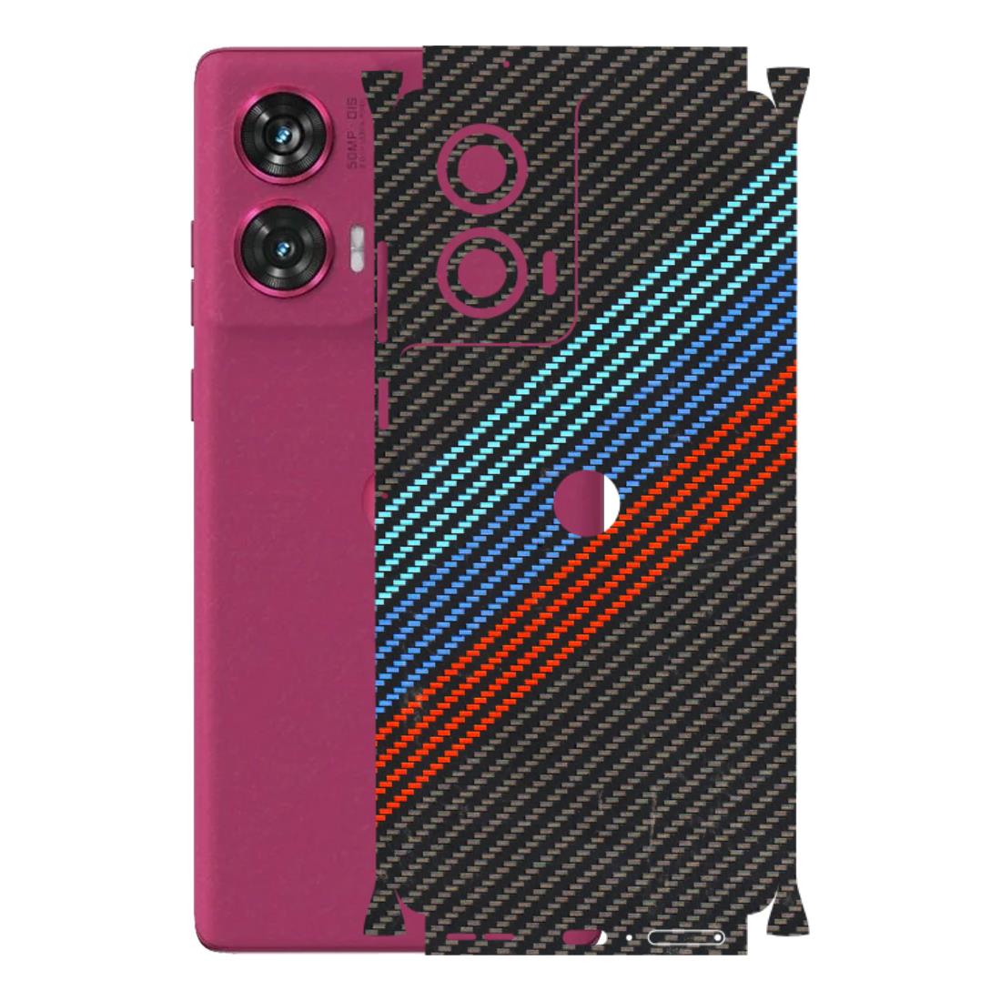 Motorola Phone Skins (All Models) - Carbon BM - 3D Embossed Finish (L-302) Motorola Edge 50 Fusion (5G)