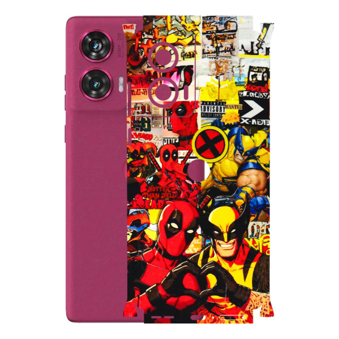 Motorola Phone Skins (All Models) - Spidy Wolverine - 3D Embossed Finish (L-310) Motorola Edge 50 Fusion (5G)